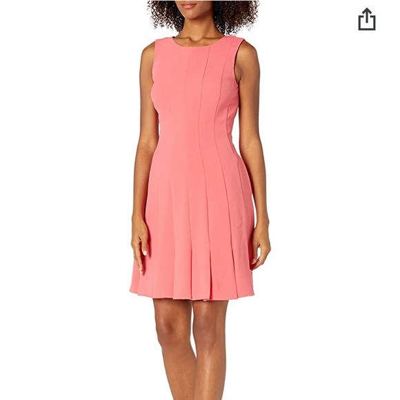 NWT | Pleated Pink Dress | Jessica Howard | 14 - Picture 1 of 4